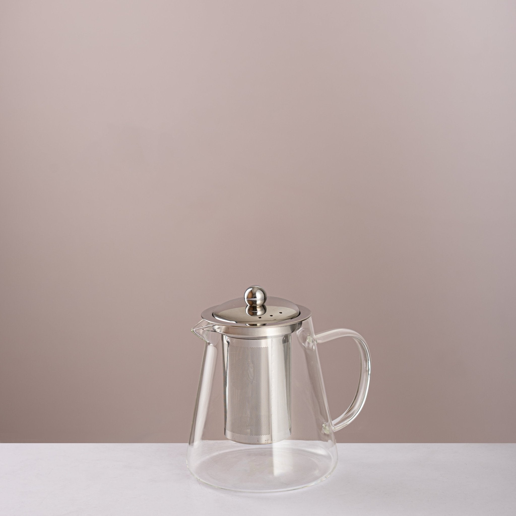 Glass Tea Pot with Strainer - Urban Home