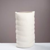 The Matelassé Quilted Cushion Ceramic Vase