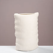 The Matelassé Quilted Cushion Ceramic Vase