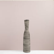 Graphite Hourglass Floor Vase - Urban Home