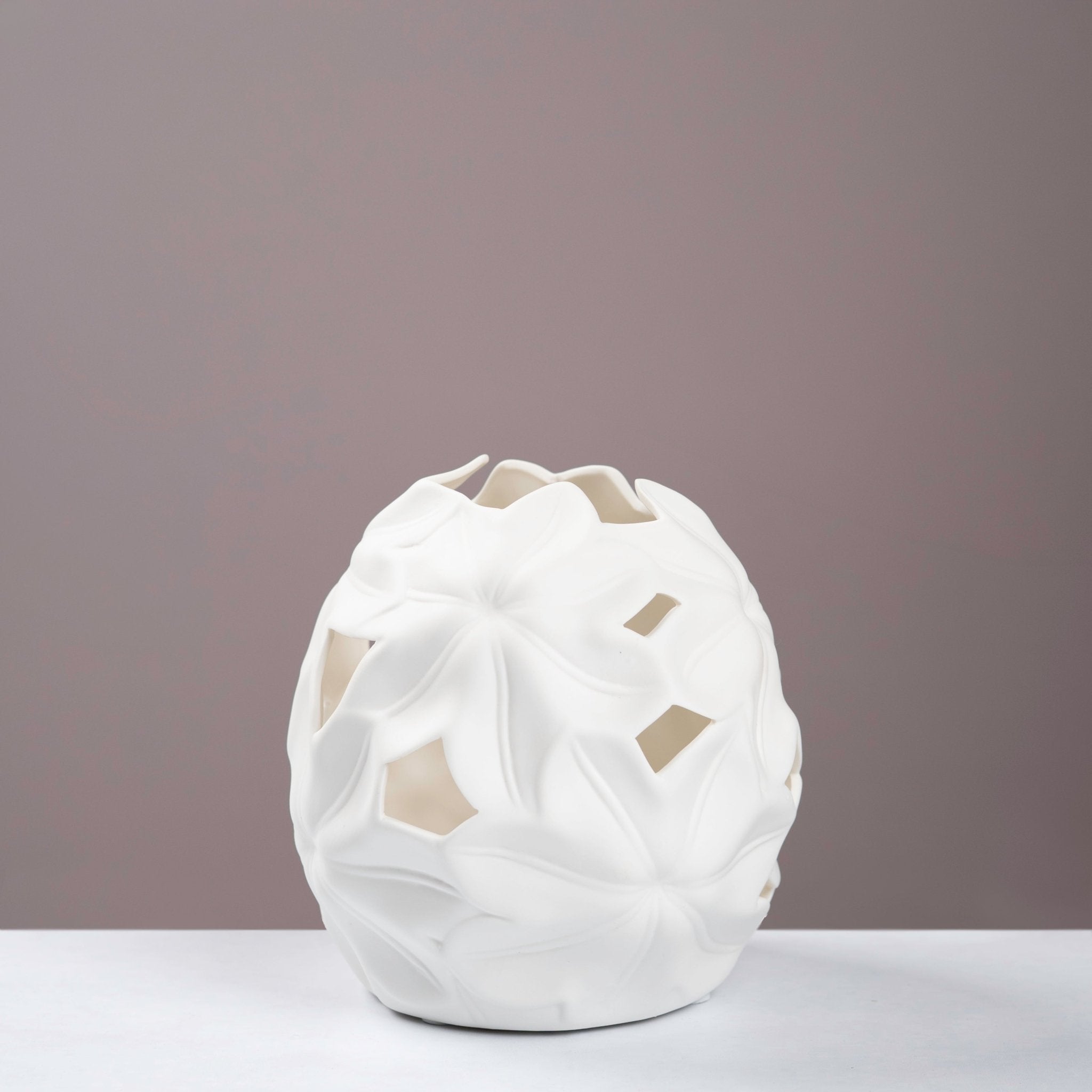 The Botanica Cutout Ceramic Blossom Vase - Urban Home