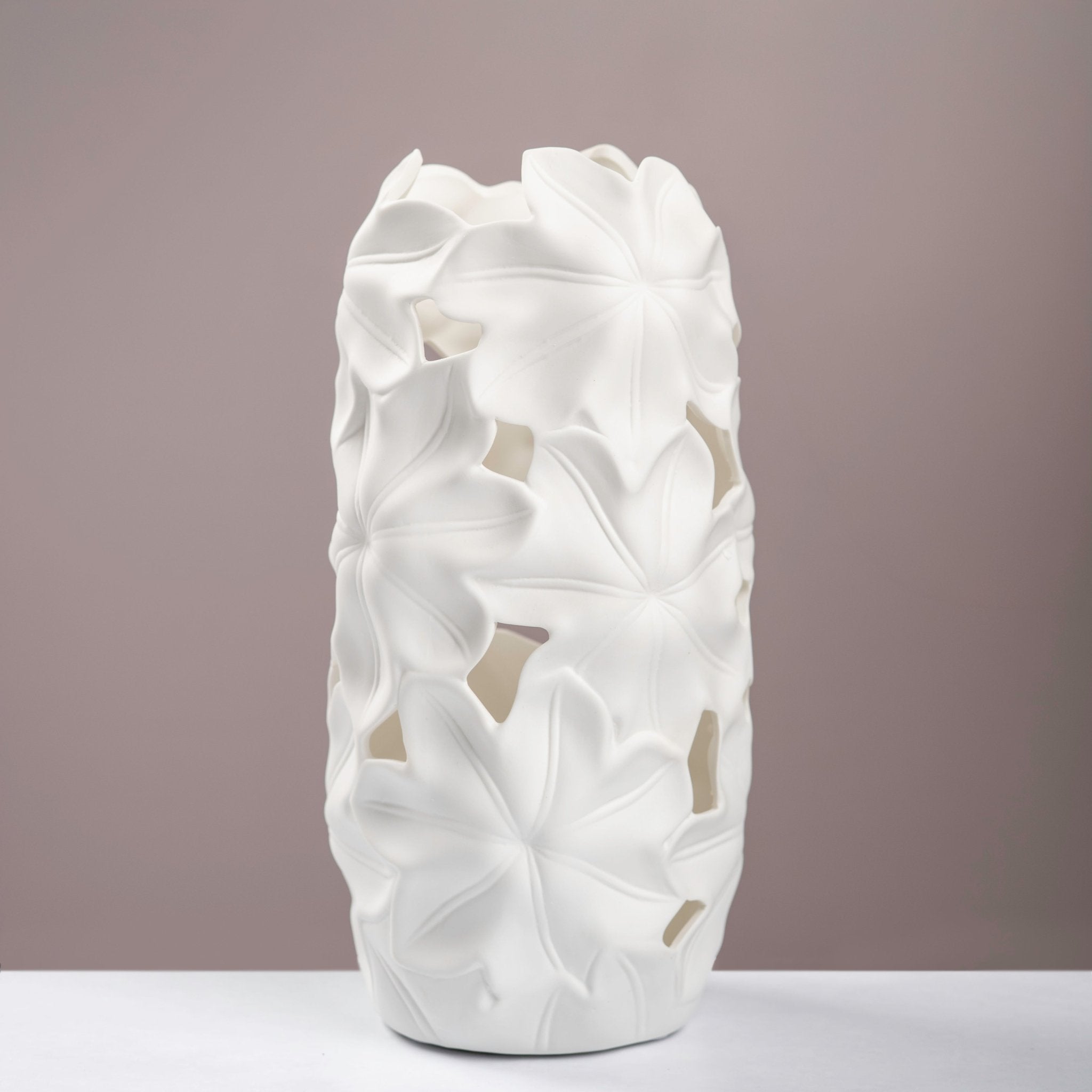 Cutout Ceramic Blossom Tall Vase - Urban Home
