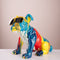 Modern Pop Art French Bulldog Sculpture – Colorful Graffiti - Style Decor - Urban Home