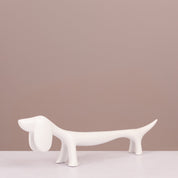 Minimalist Ceramic Dachshund Statue - Urban Home