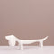 Minimalist Ceramic Dachshund Statue - Urban Home