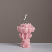 Colorful flower bouquet candle - Urban Home