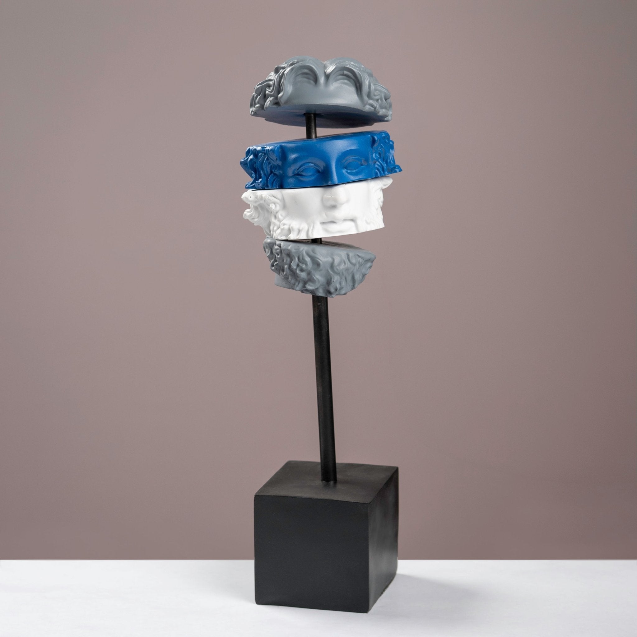 Abstract Deconstructed Face Sculpture - Urban Home