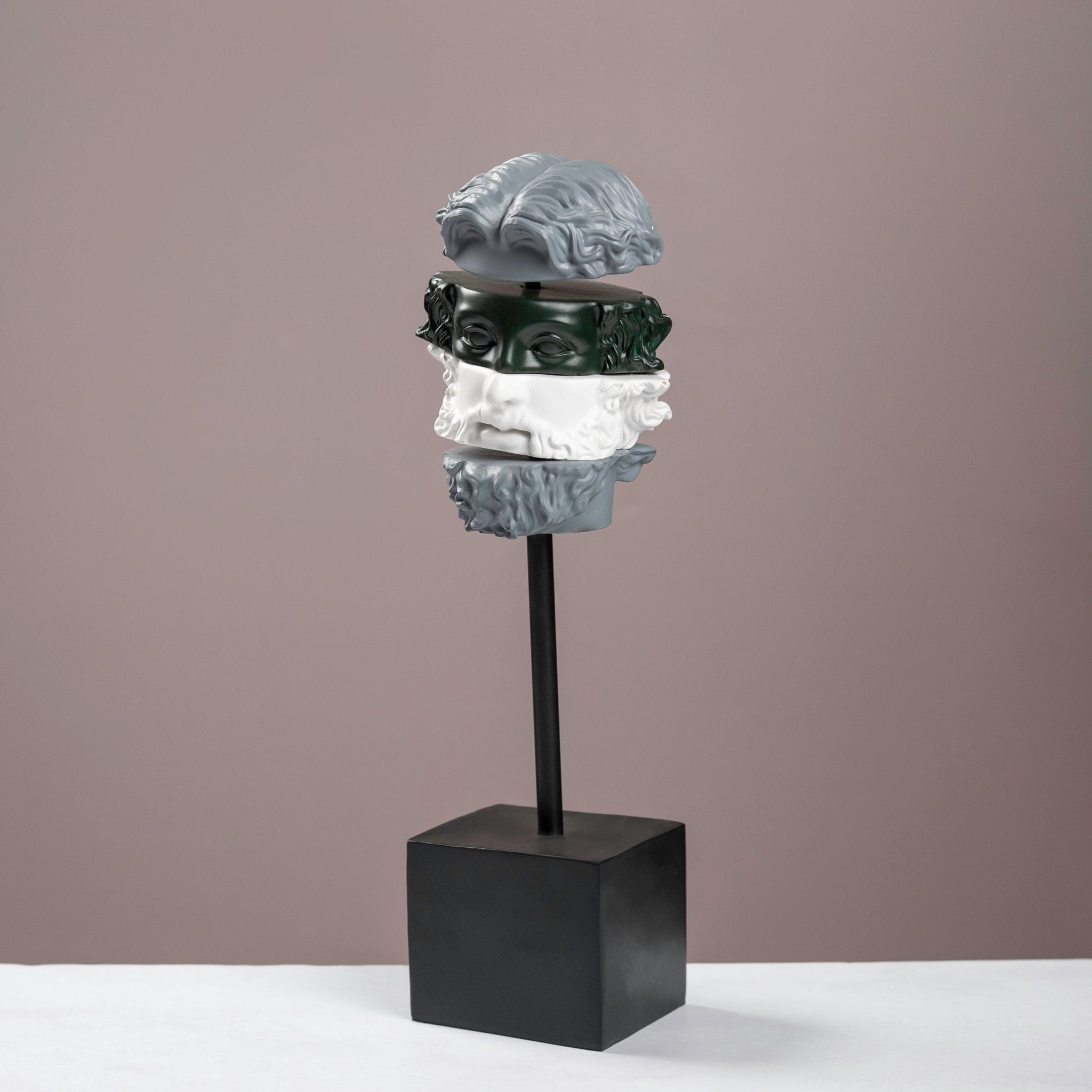 Abstract Deconstructed Face Sculpture - Urban Home