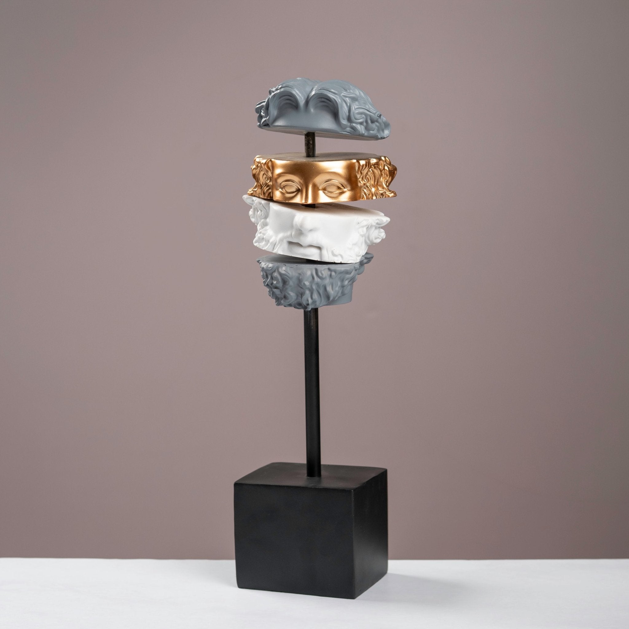 Abstract Deconstructed Face Sculpture - Urban Home