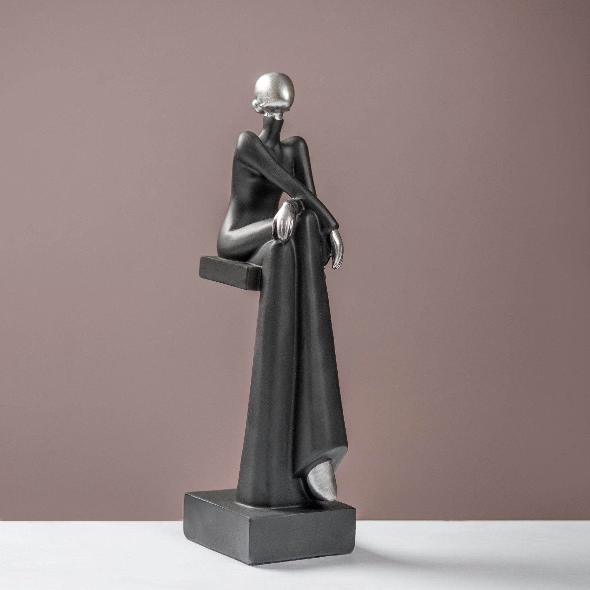Echo Modern Seated Sculptural Accent - Urban Home