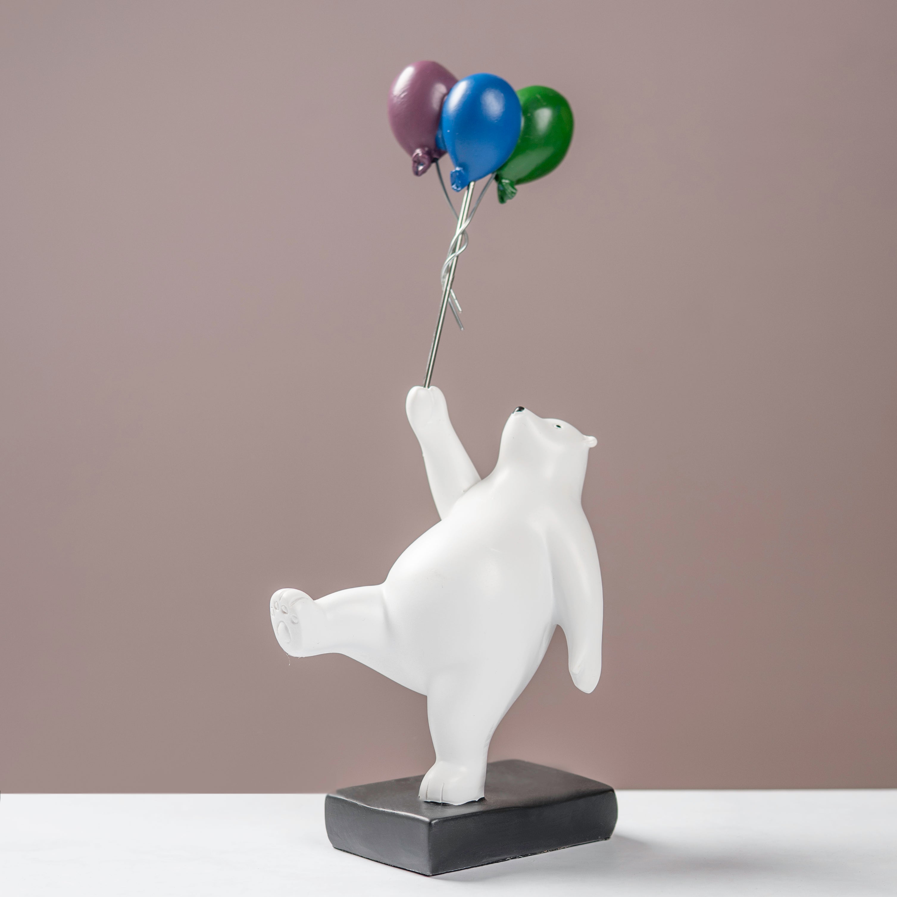 Whimsical Polar Bear Floating Balloon Accent Piece