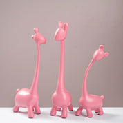 Nordic Minimalist Giraffe Family Set - Urban Home