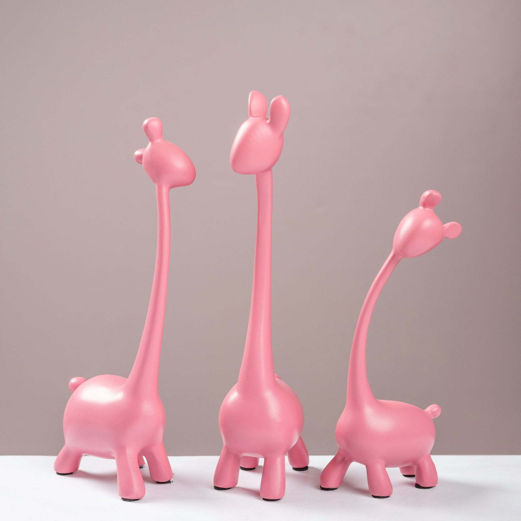 Nordic Minimalist Giraffe Family Set - Urban Home