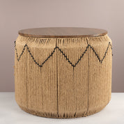 Nest of 3 Woven Rope Storage Side Tables - Urban Home