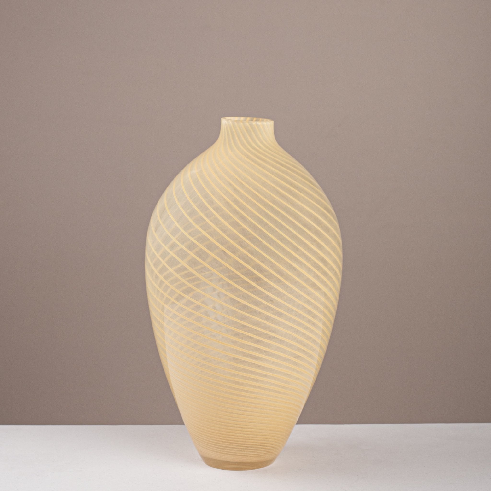 Honey Swirl Glass Urn - Urban Home