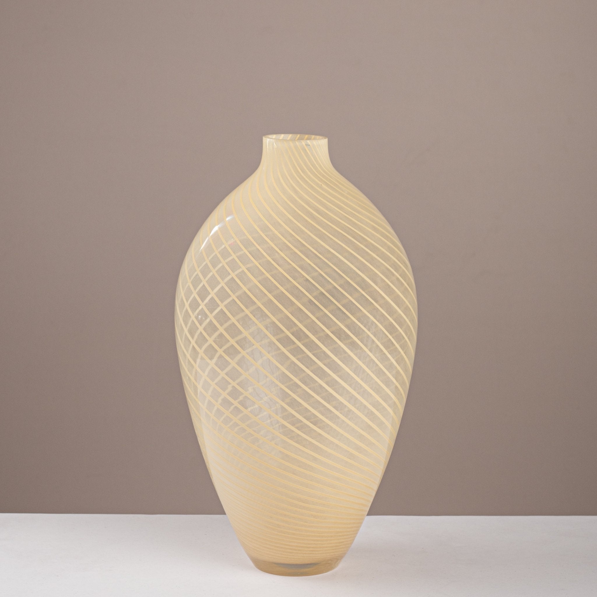 Honey Swirl Glass Urn - Urban Home