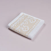 Cannon Jacquard Yarn Dyed Towel – 600 GSM – White - Urban Home