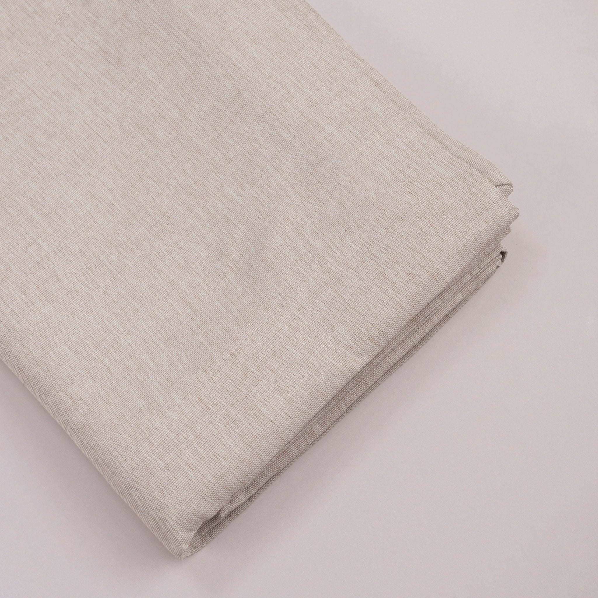 Beige Plain Tablecloth - Urban Home