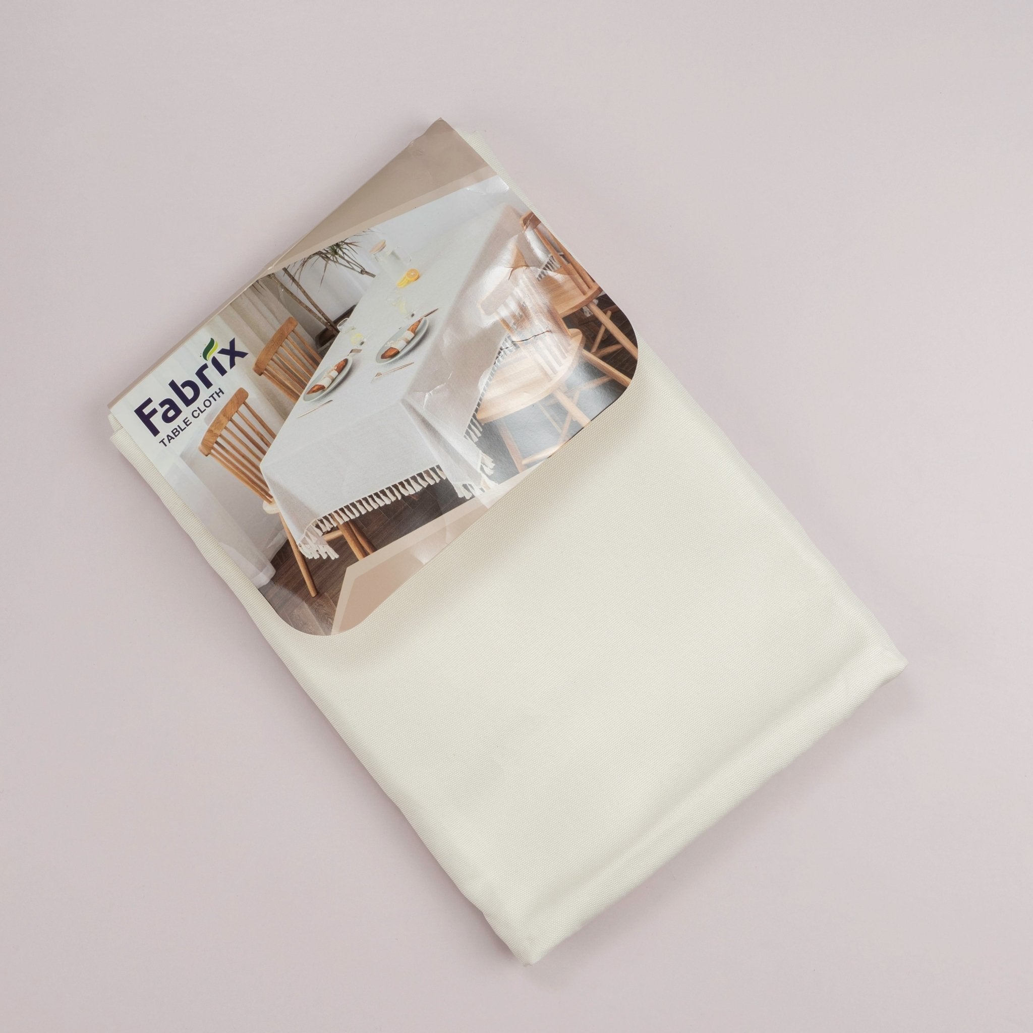 Cream Plain Tablecloth - Urban Home