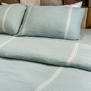 Marlen Soft Linen - Texture 4 - Piece Duvet Cover Set - Urban Home