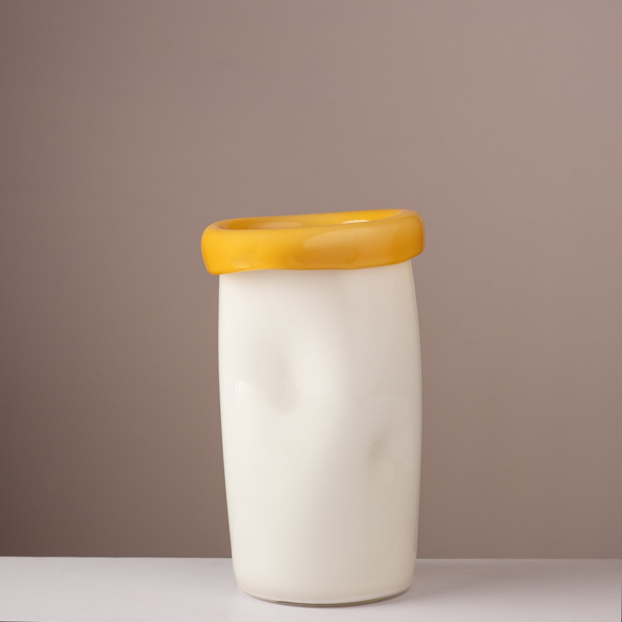 Mycel Indented Glass Vase - Urban Home