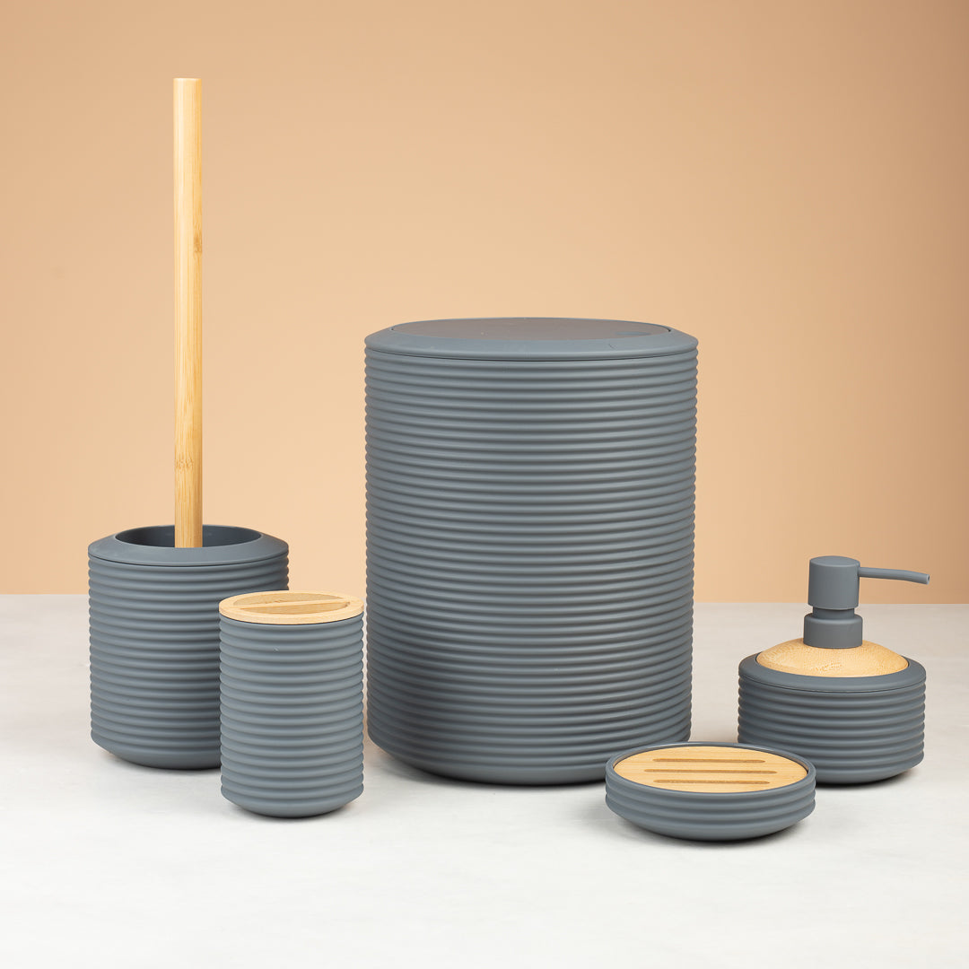 5-Piece Ribbed Bath Collection