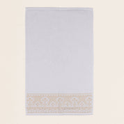 Cannon Jacquard Yarn Dyed Towel – 600 GSM – White - Urban Home