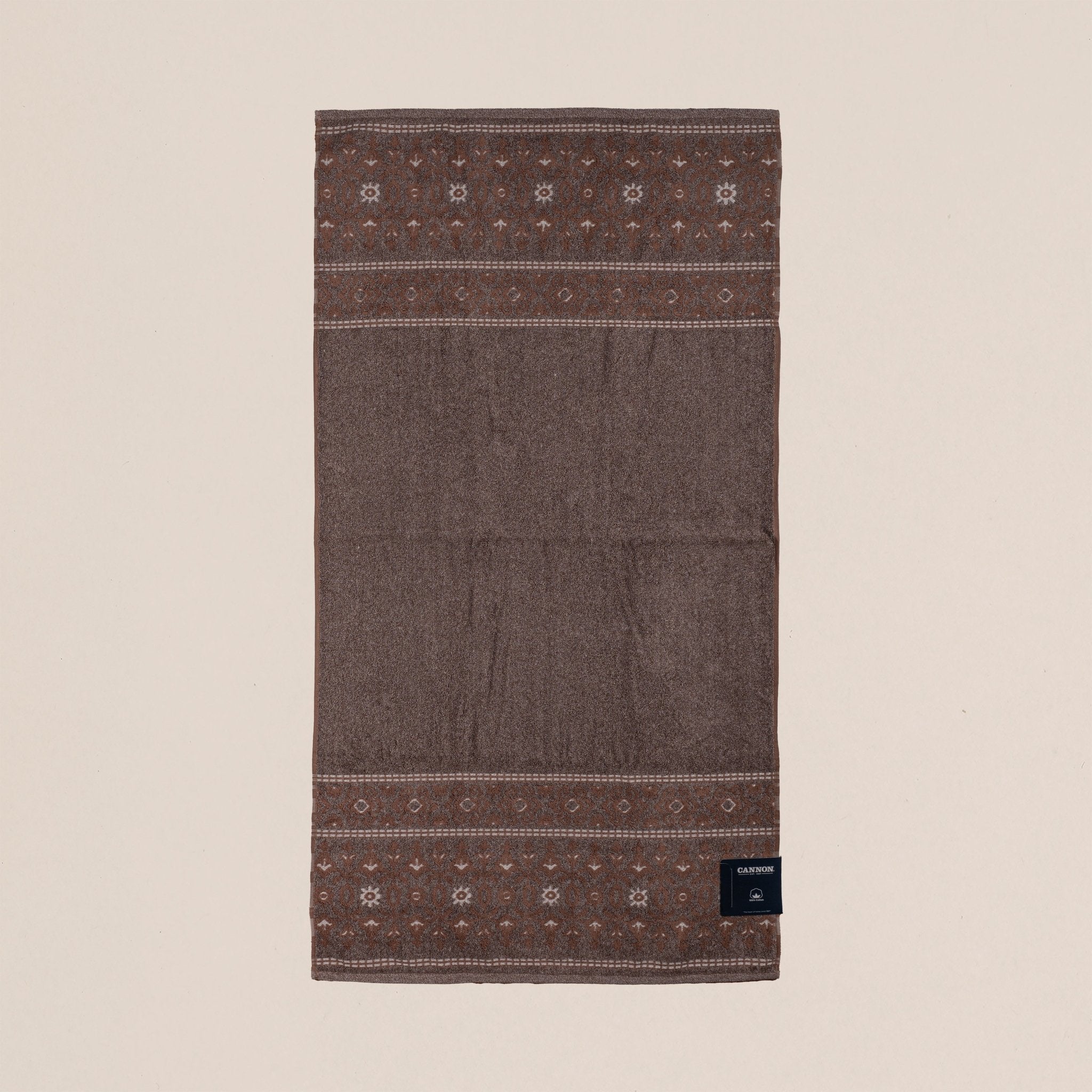 Cannon Evora Yarn Dyed Bath Towel – 70 × 140 cm – 600 GSM – Earth - Urban Home