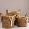 Boho Tassel Woven Basket - Urban Home