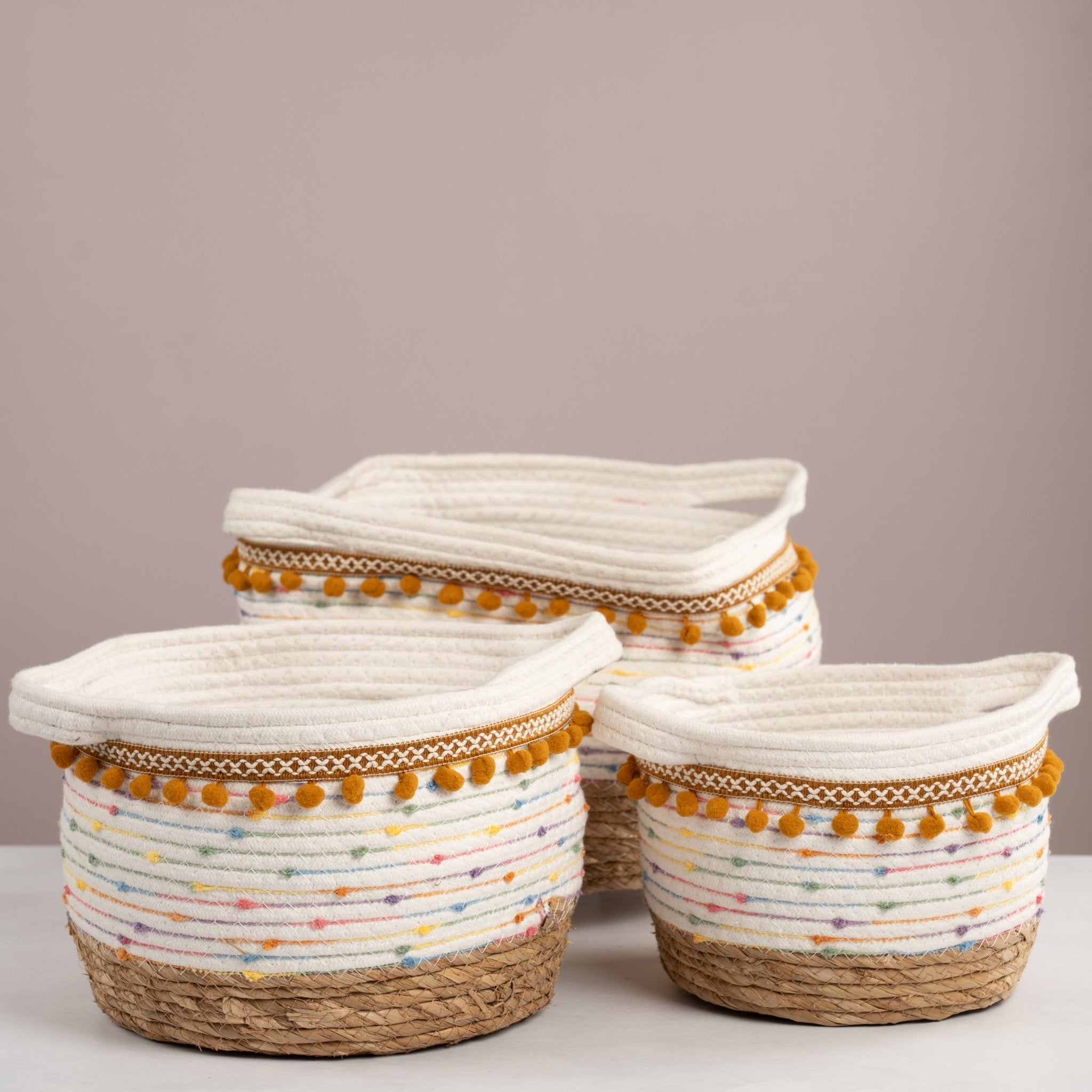 Confetti Pom - Pom Storage Basket - Urban Home