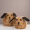 Puppy Woven Storage Basket - Urban Home