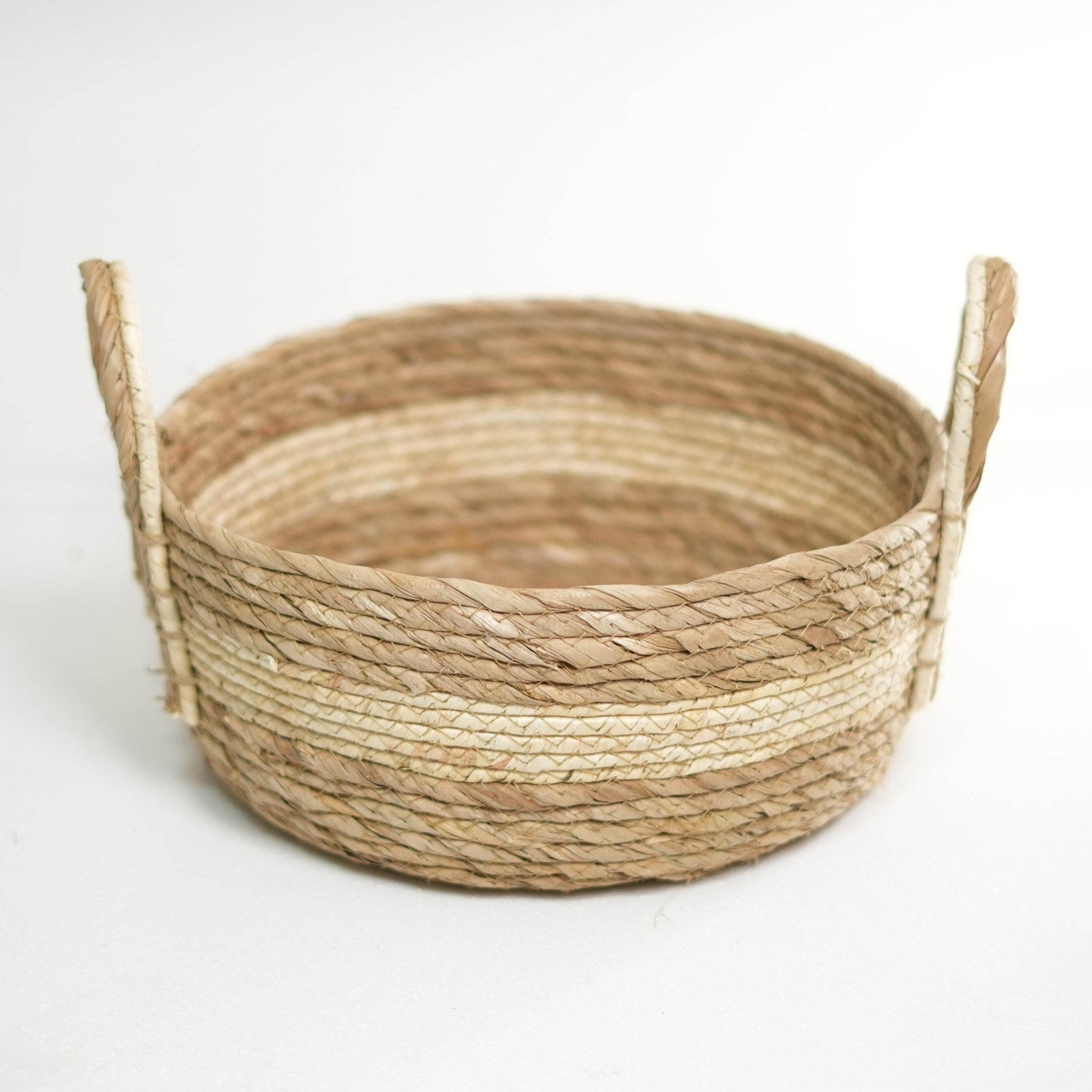 Seagrass Round Basket - Urban Home