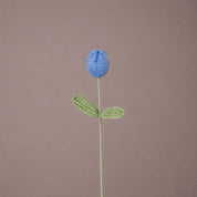 Knitted Eternal Bloom — Vibrant Peach - Urban Home
