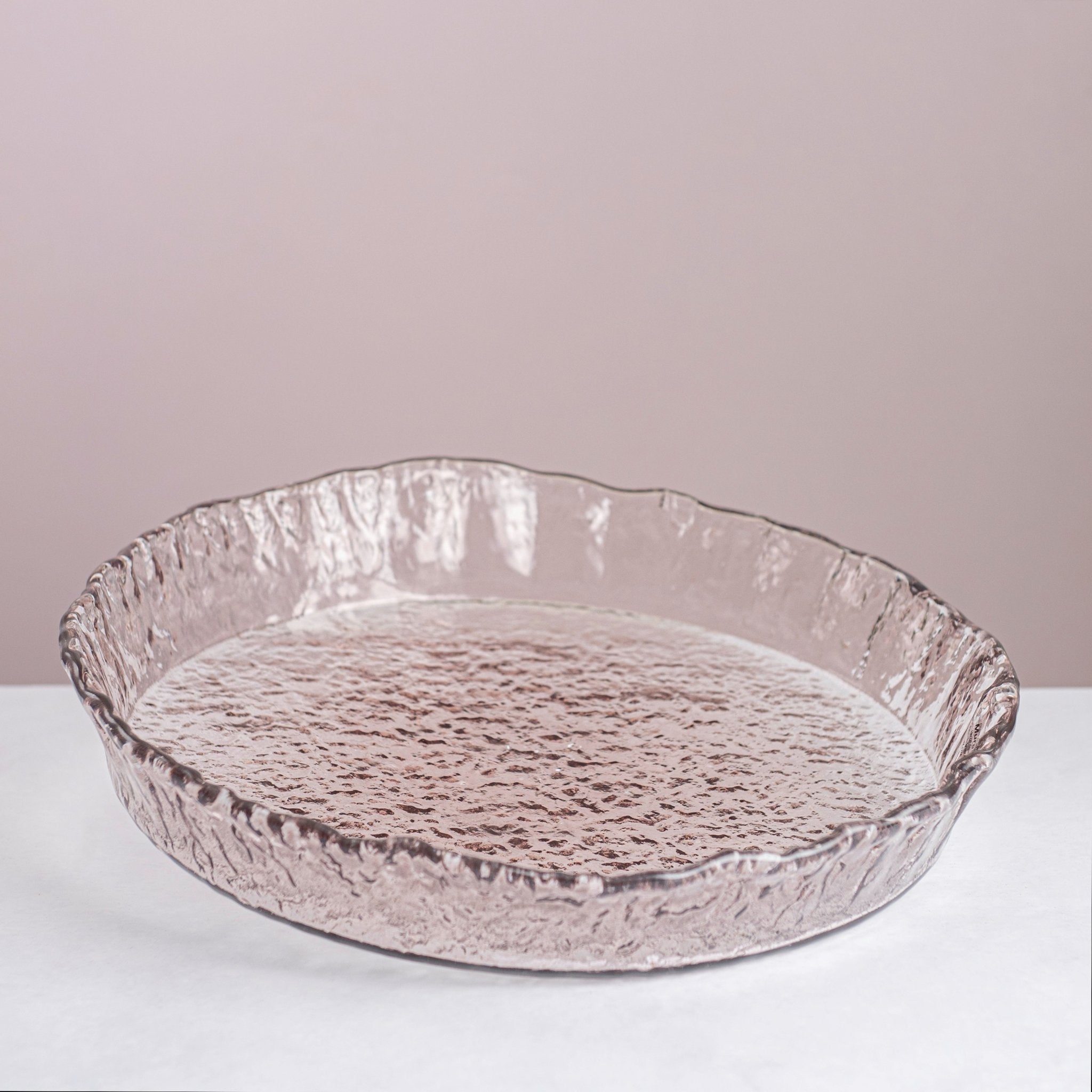 Italian Murano Glass Clear Ginger Gourmet Bowl – 40×7 cm - Urban Home