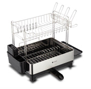 Dorsch 2 Tier Aluminum Dish Rack - Urban Home