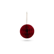 Honeycomb Paper Ball - Burgundy - 10cm