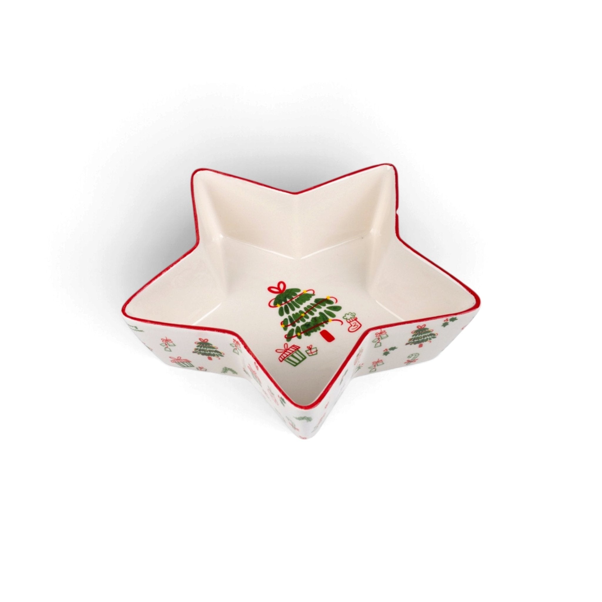 Star Shaped Christmas Plate - Urban Home