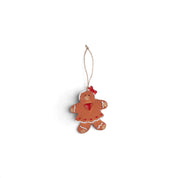 Wooden Tree Display with Hanging Ornaments - Santa