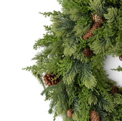Pine Wreath with Pinecones - Urban Home