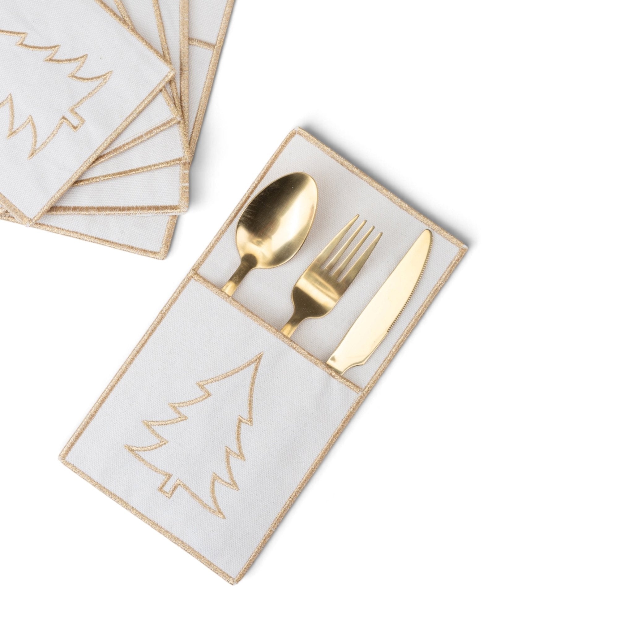 Christmas Tree Cutlery Pouch - Urban Home