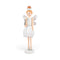 Wooden Angel Pink & White - 55cm