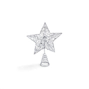 Tree Star with Mini Stars Deco - Silver