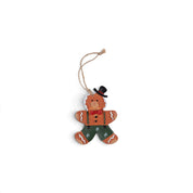 Wooden Tree Display with Hanging Ornaments - Santa