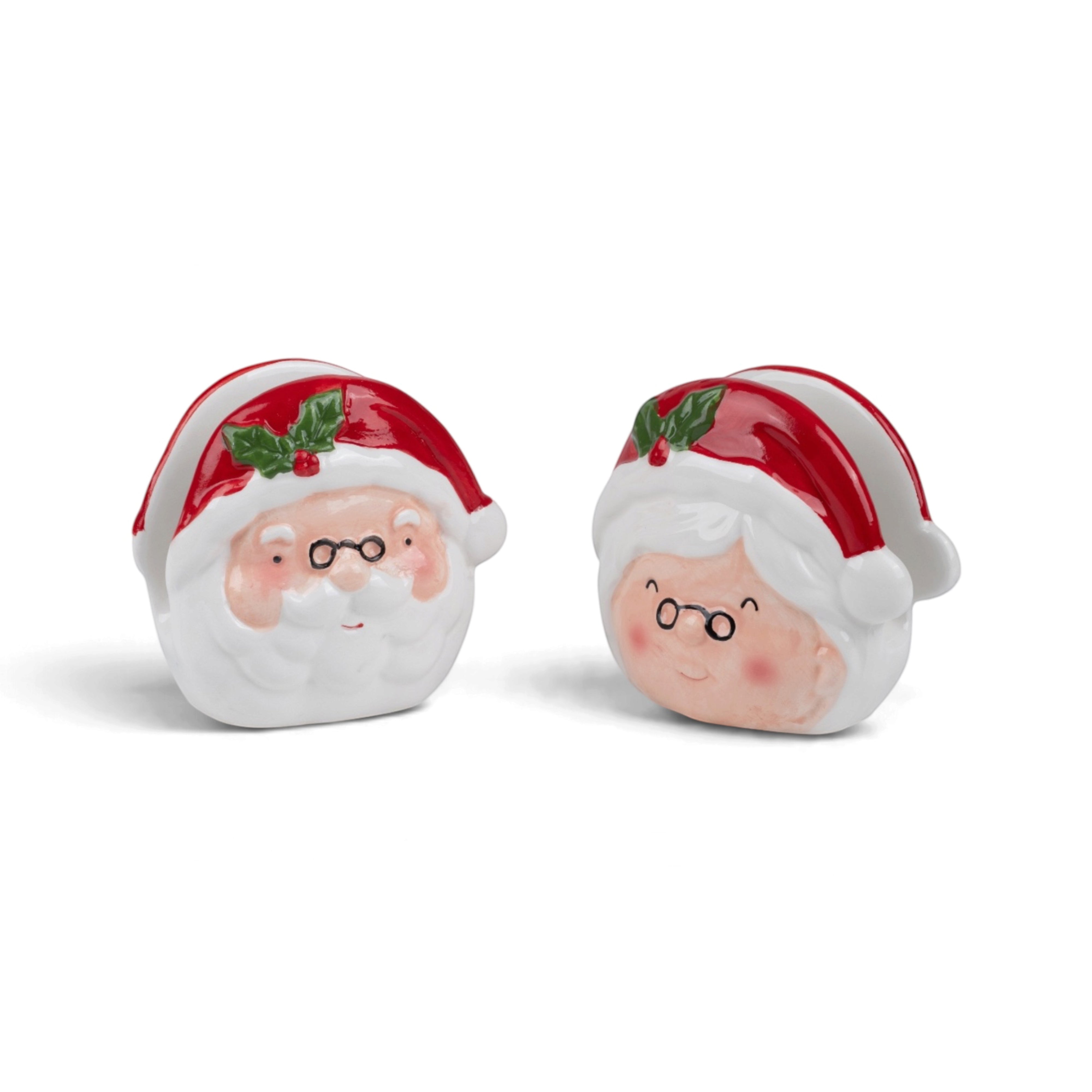 Santa Face Ceramic Decor