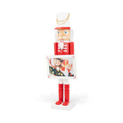 Nutcracker with Photo Stand - Red & White