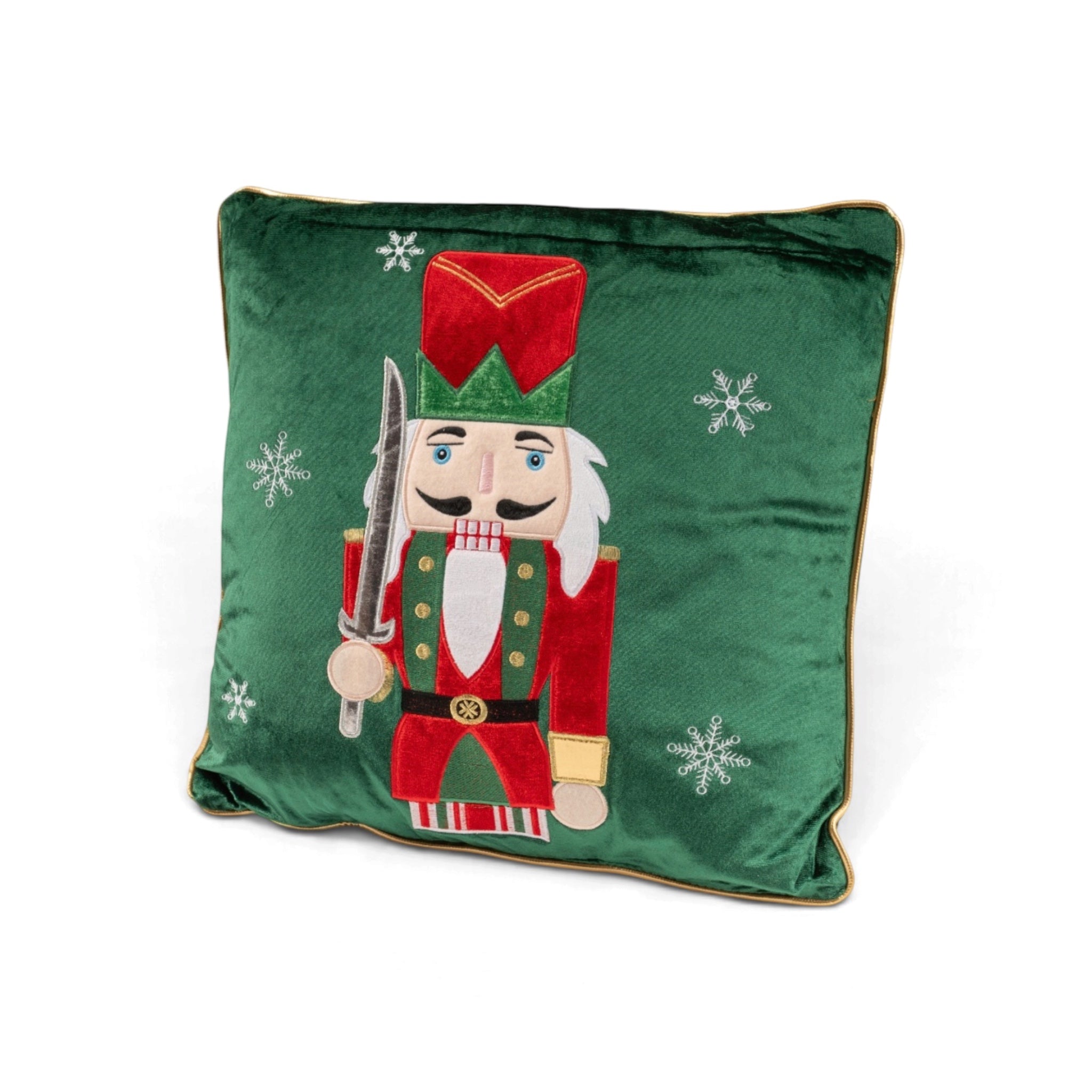Nutcracker Christmas Cushion with Filling