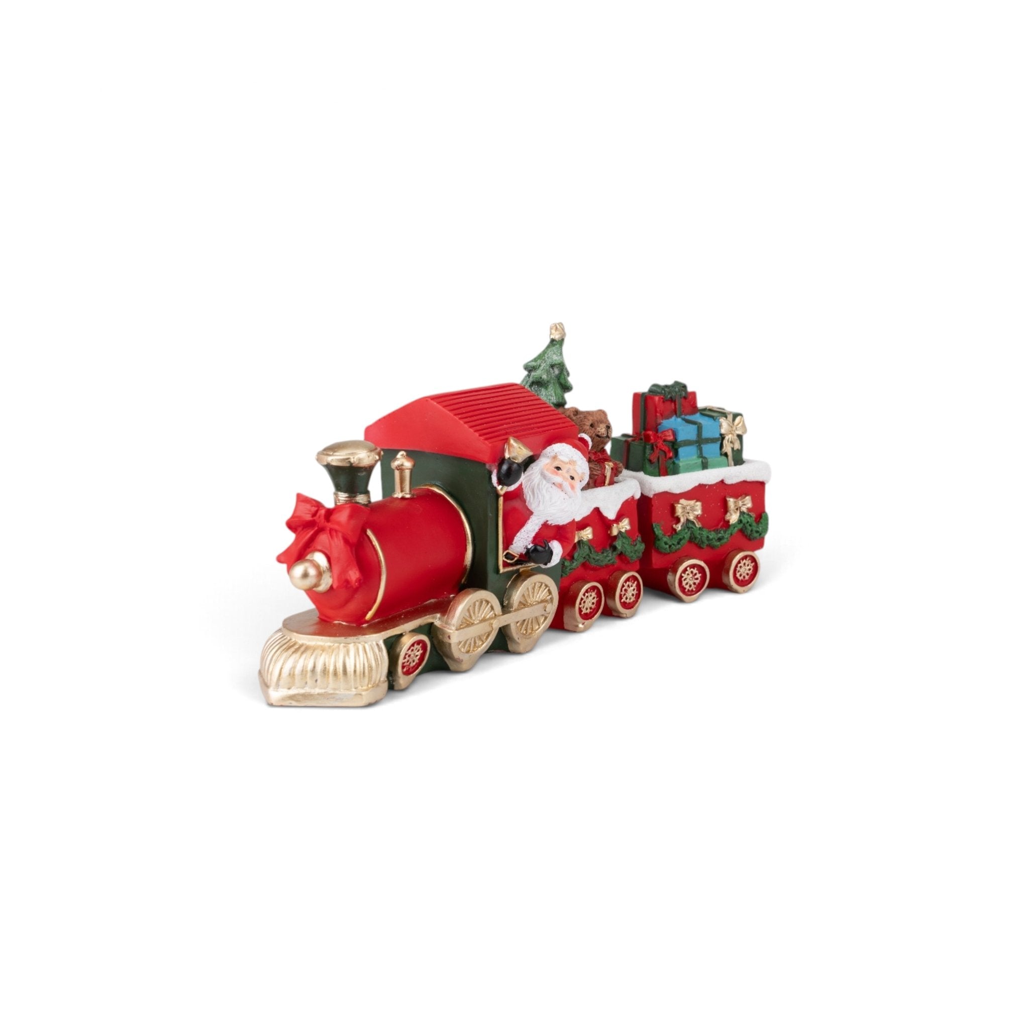 Santa Christmas Train Figurine - Urban Home