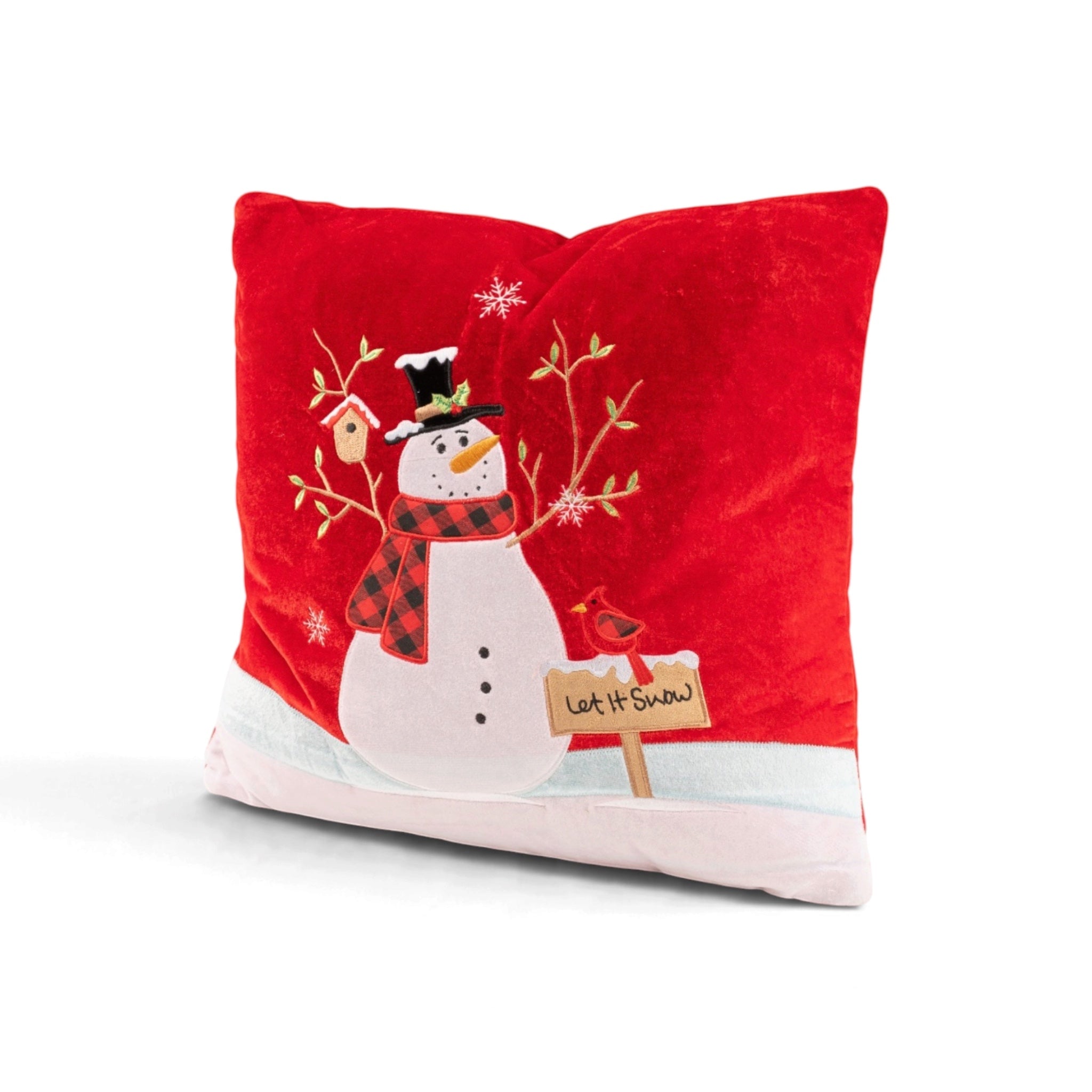 Snowman Christmas Cushion with Filling