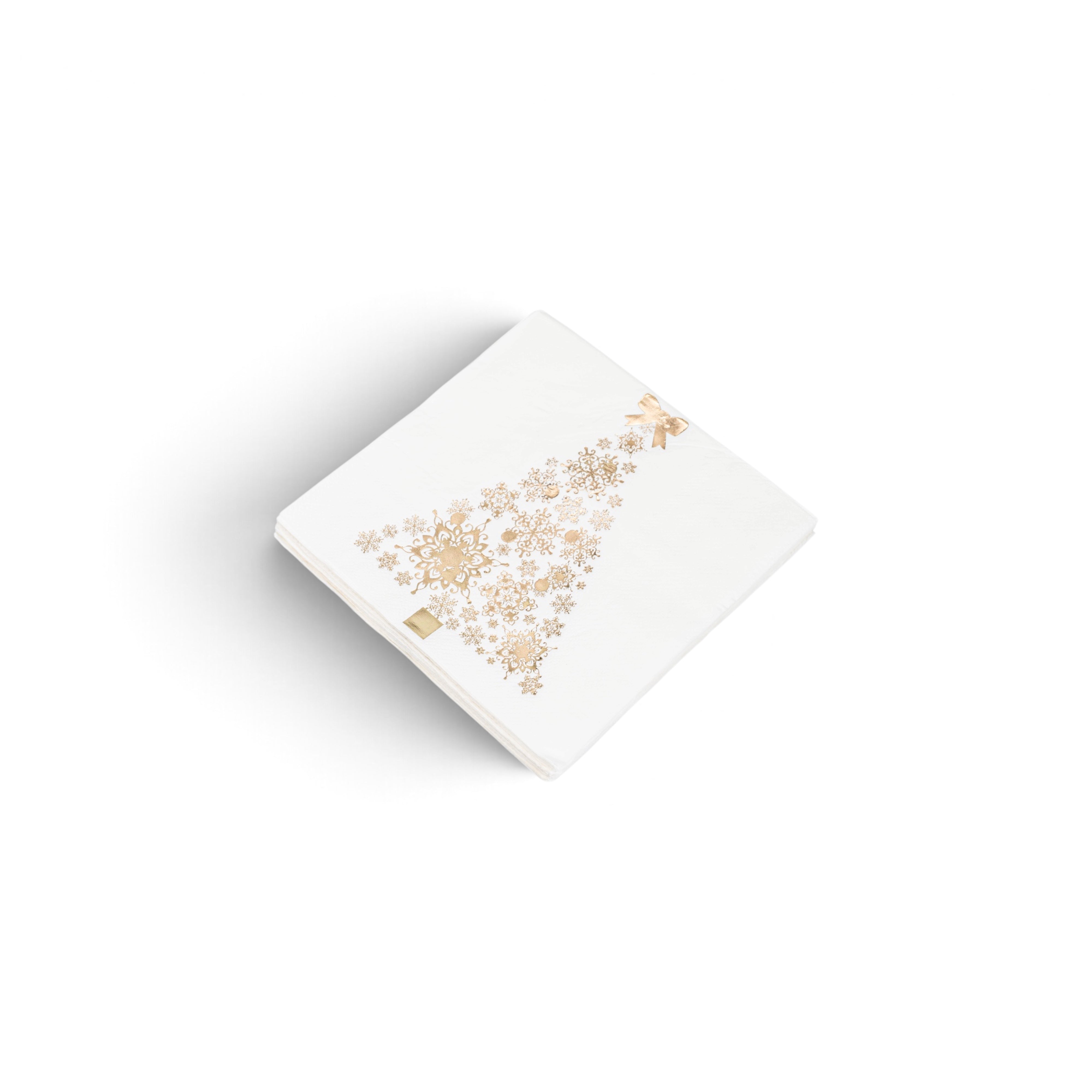 Christmas Napkins - Gold Tree