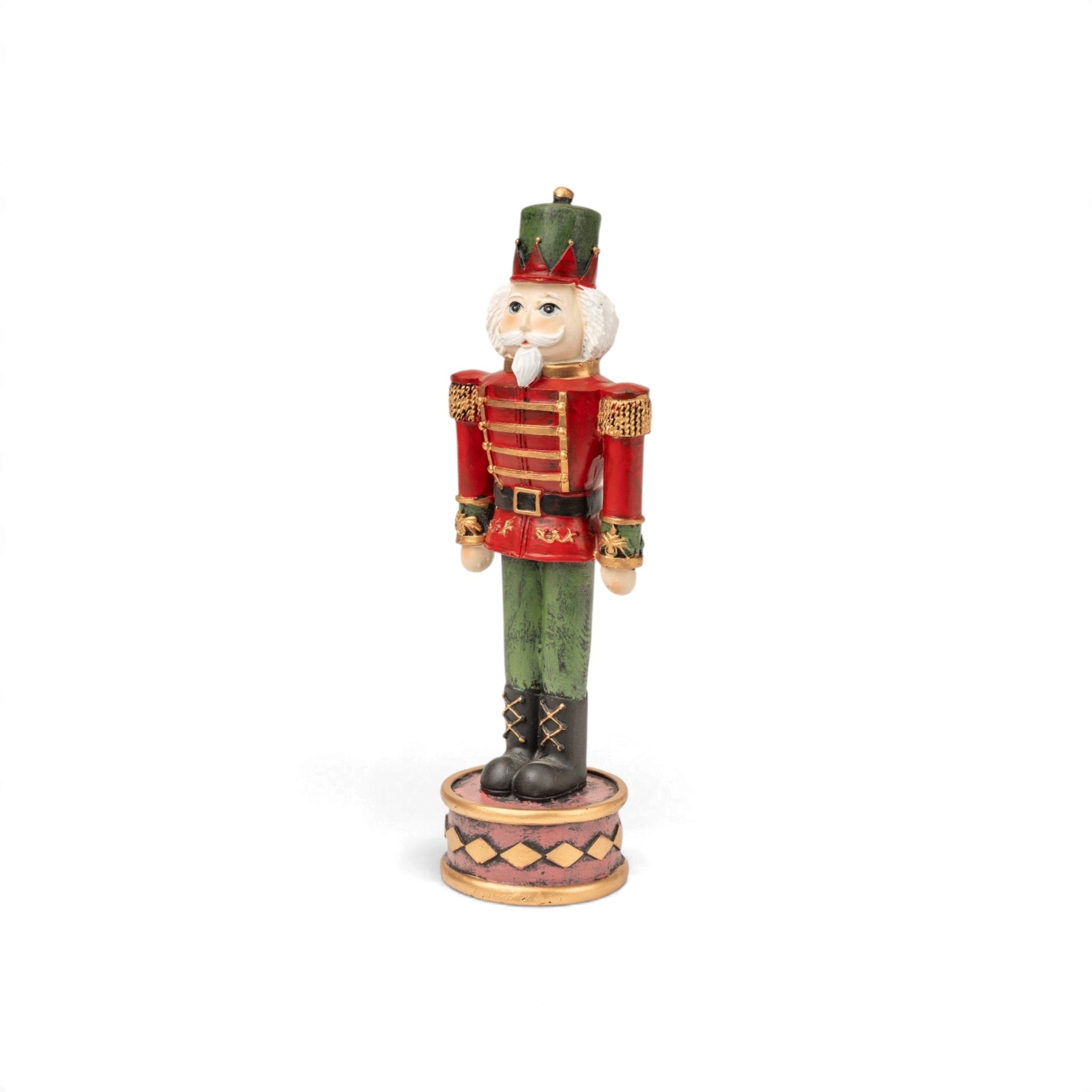 Nutcracker Figurine on Drum Base - Mix - Urban Home